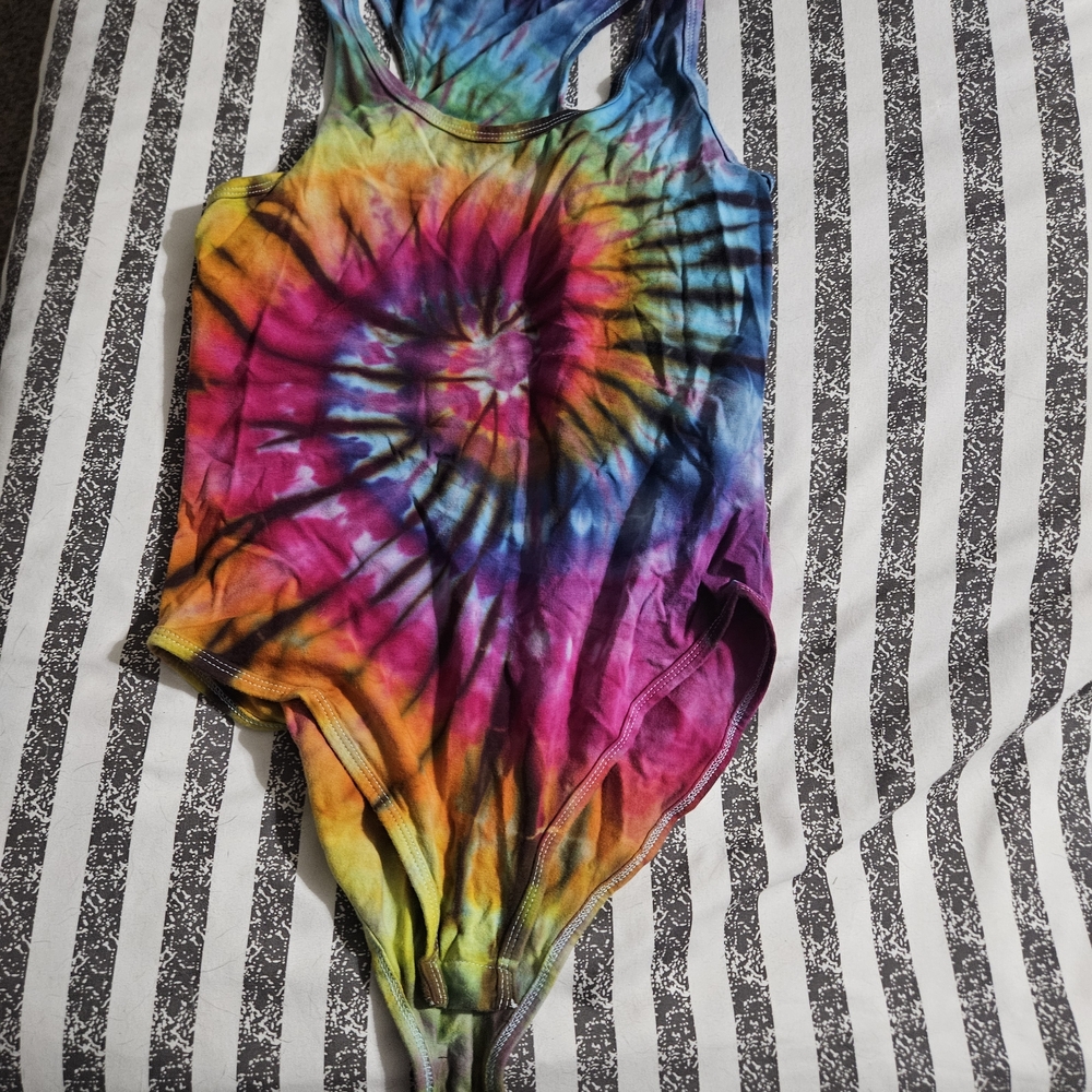 Vibrant Tie-Dye Bodysuit